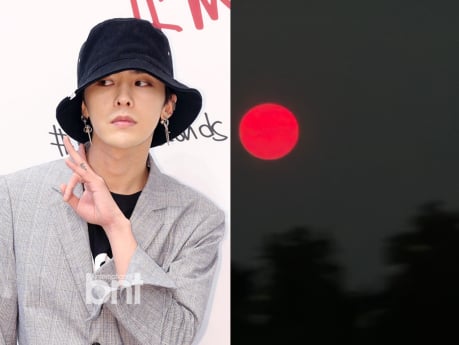 지드래곤, 사전투표일 ‘빨간 달’ 떳다!