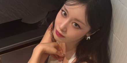 파격변신 지연, 꽃무늬 타투 공개