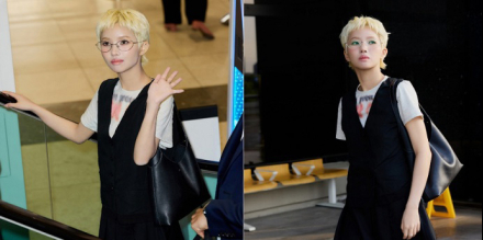 아이들 소연, 패셔니스타다운 스타일리시한 공항 패션 선보여