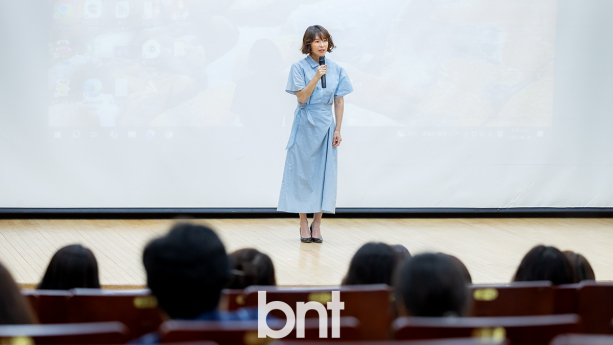 '국립한밭대학교 최고경영자과정에서 특별강연 중인 예지원' [포토]