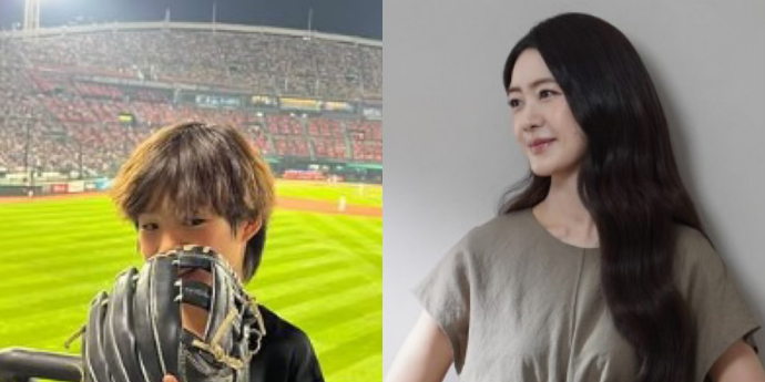 이요원, 9살 늦둥이 막내아들 공개