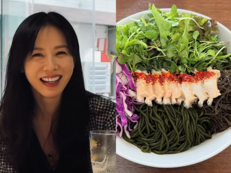 손예진, ‘전복+미역면’ 다이어트식 공개