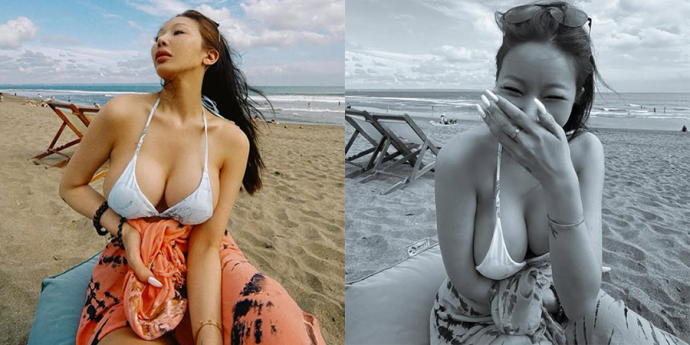 ‘팬 폭행 방관 무혐의’ 제시, 볼륨감 넘치는 비키니 자태