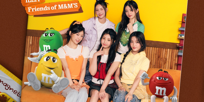 아일릿, K팝 그룹 최초 M&M’S 아시아 앰버서더 발탁