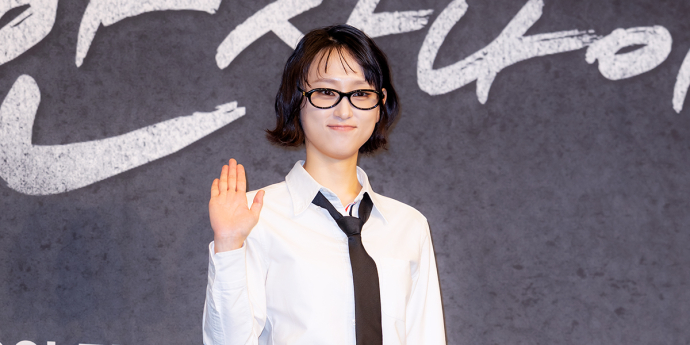 류혜영 '야무진 손인사' [포토]