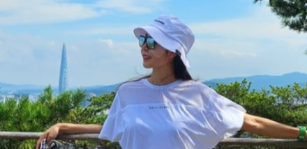 한다감, 시원한 한여름 패션으로 ‘건강미 UP’