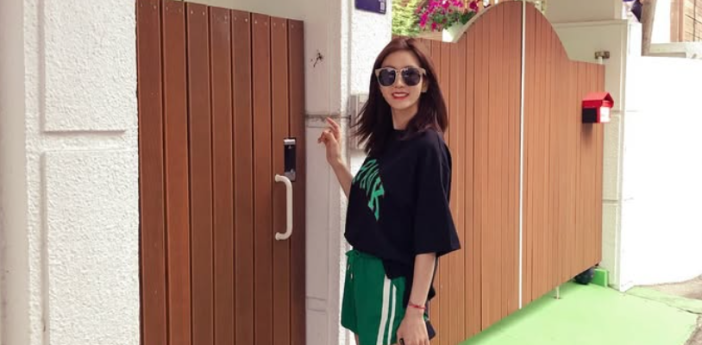 애프터스쿨 출신 정아, 애둘맘 맞아? 스포티룩으로 근황 공개