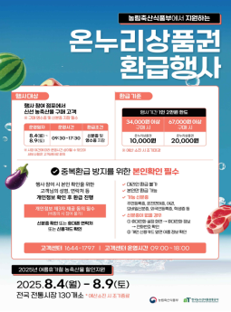 온누리 2만원 환급 전통시장
