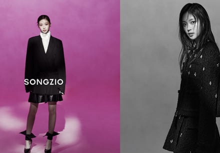 송지오, 첫 여성 엠버서더 최희진 함께한 25FW 화보 공개