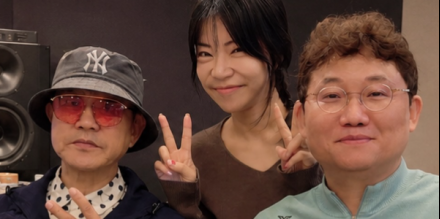 이진영, 설운도와 작업실 인증샷 공개…“믹싱완” 근황 전해