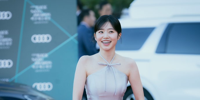 최지수 '우와'(백상예술대상) [포토]