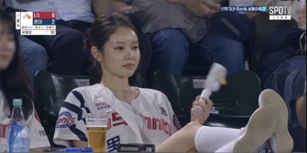 ‘야구장 비매너’ 맹승지, 알고보니 AI 영상