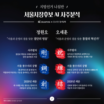 ‘AI 사주’ 정원오, 오세훈 분석