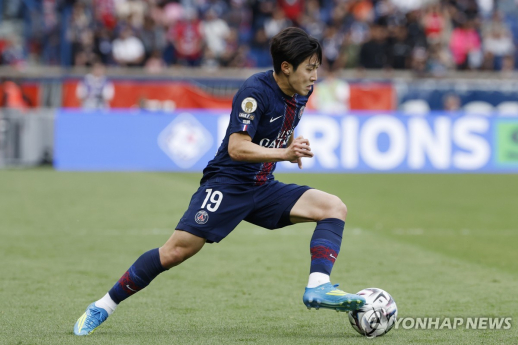 이강인(PSG), 3경기 연속 선발