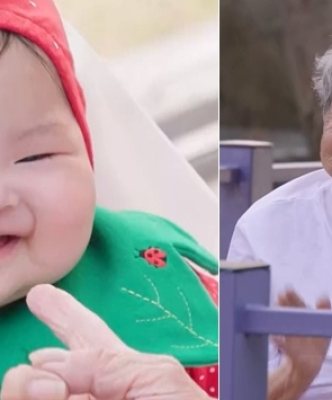 ‘슈돌’ 강단둥이, 96세 외증조할머니와 첫 만남