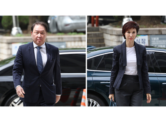 최태원·노소영 재산분할 1차 종료…SK 주가 두고 팽팽