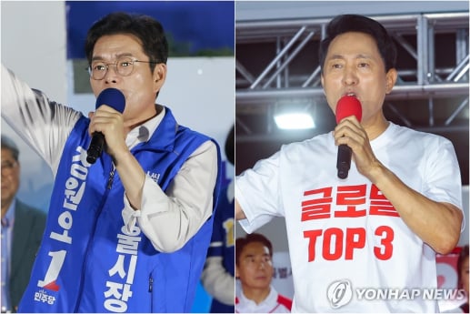 정원오 48.9% vs 오세훈 48.4%…서울 누가?