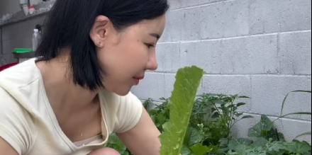 허밍베리 윤서하, 직접 가꾼 텃밭 공개…“상추 무한리필” 전원생활 근황 눈길