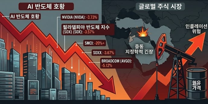 AI 열풍 이끈 반도체주 급락, 전망은 여전