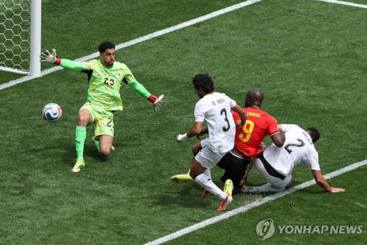 [월드컵]벨기에, 이집트에 진땀 무승부 1-1