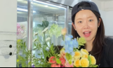 미니결, 꽃보다 화사한 미소…플라워 클래스서 전한 힐링 일상