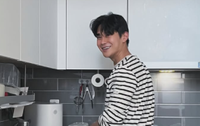 대니리, 일상이 남친짤…주방에서도 설레는 비주얼