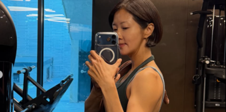 손문선, 탄탄한 운동 라인 눈길…꾸준한 관리가 만든 건강미