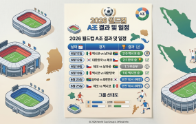 월드컵 일정 25일 10시…A조 결과 및 일정