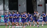 대표팀, ‘체감 40도’ 더위 속 남아공전 전술 다지기 돌입 (북중미 월드컵)