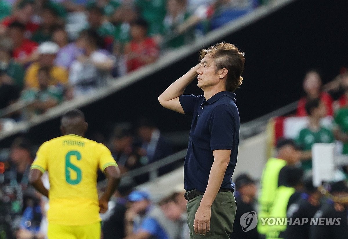 홍명보호 월드컵 탈락 위기…7위로 밀려