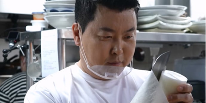 ‘사당귀’ 정호영, 무 얇게 썰기 도전