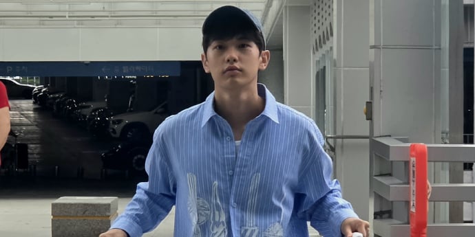 손상준, 청량한 여름 패션 눈길