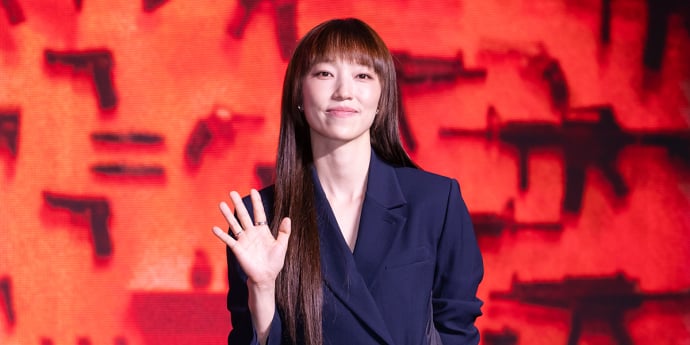 금해나 '상냥한 손인사' [포토]