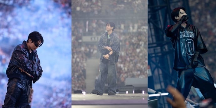 BTS 정국, 발렌시아가 커스텀 룩으로 파리 무대 빛냈다