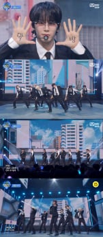 아홉, ‘엠카’서 직장인 콘셉트